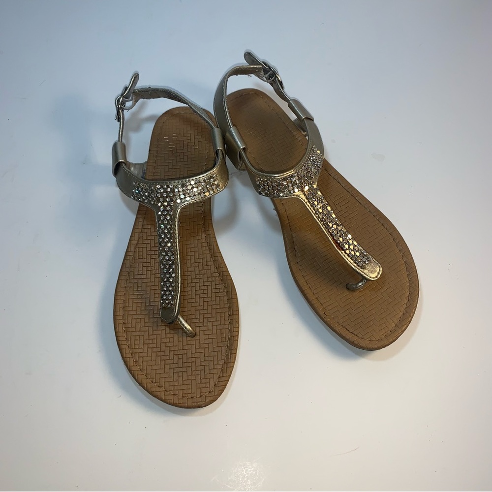 Report Gold Sandals Women's Size 8.5